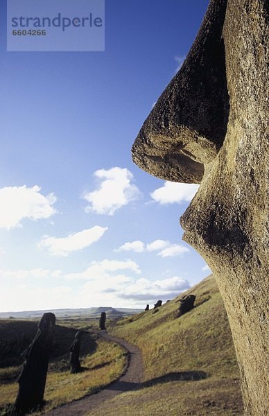 Bergwerk Grube Gruben Moai