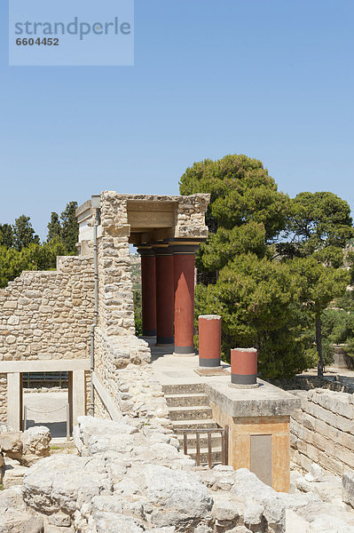 Europa Ausgrabungsstätte Nachbereitung Kreta Griechenland