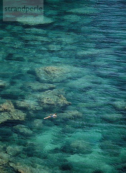 nahe  Mann  Meer  schwimmen  Bonifacio