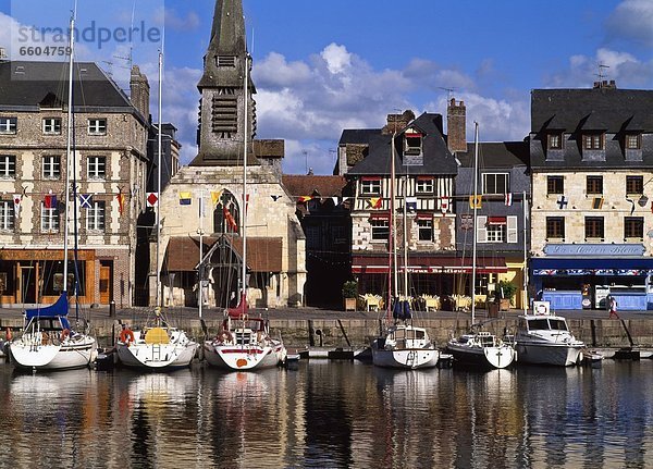 Fischereihafen  Fischerhafen  Boot  Honfleur  alt