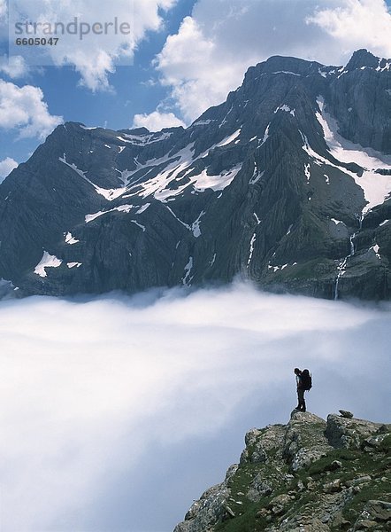 sehen  Wolke  über  Meer  wandern