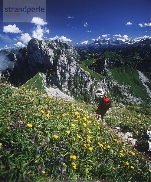 französisch  wandern  Alpen