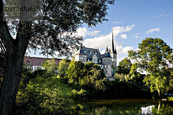 Schloss Ahorn in Ahorn bei Coburg  Bayern  Deutschland  Europa