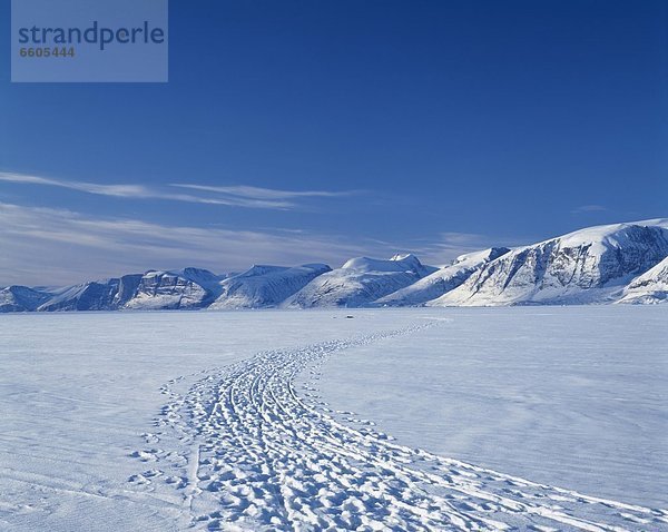 bedecken  Landschaft  Fjord  Schnee