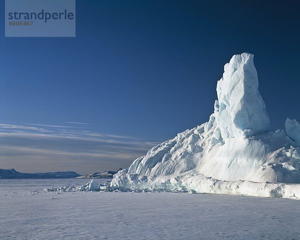 Eisberg  Meer  gefroren
