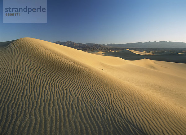 nahe sehen Morgendämmerung Sand Düne