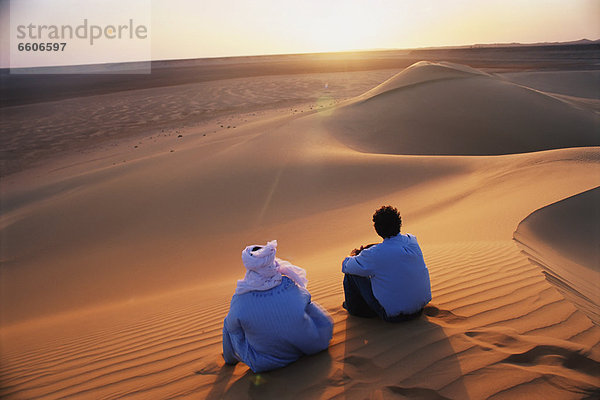 Sonnenuntergang  Tourist  Sand  Düne  Berber