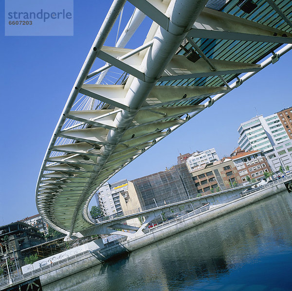 Gebäude  Brücke  Ansicht  Bilbao  modern