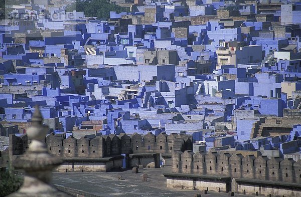 Gebäude  blau  Jodhpur