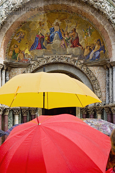 Tourist  Regen  Venedig