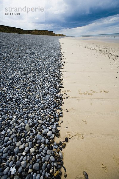 Strand  Kieselstein  Sand  Trennung
