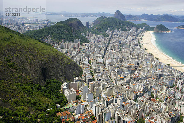 Berg  Brotlaib  Zucker  Ansicht  Brasilien  Copacabana  Rio de Janeiro