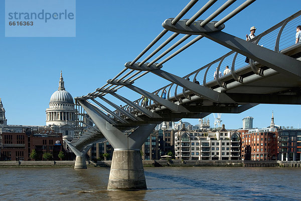 London  Hauptstadt  Brücke  Kathedrale  St. Pauls Cathedral
