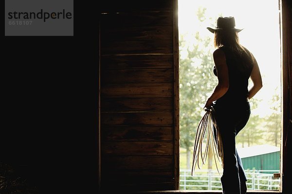 Silhouette Cowgirl