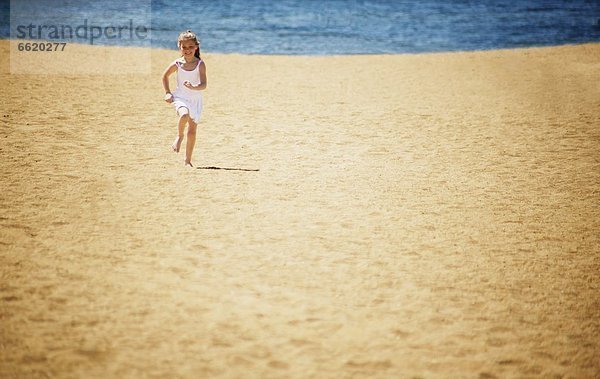 Strand rennen Mädchen
