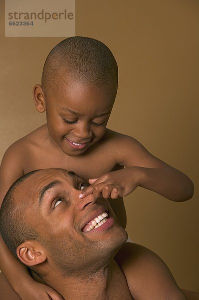 berühren  Sohn  Menschlicher Vater