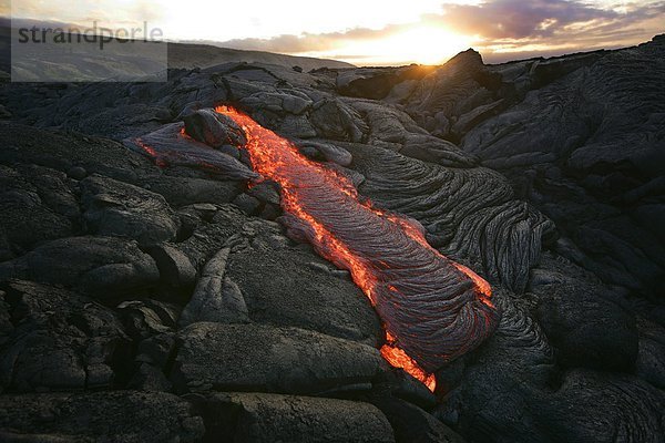 Vereinigte Staaten von Amerika  USA  Lava  Hawaii