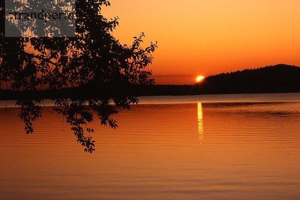 Landschaftlich schön  landschaftlich reizvoll  Sonnenuntergang