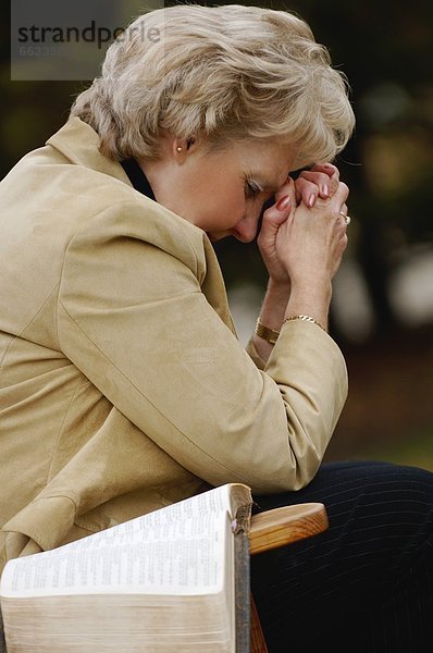 Woman Prays