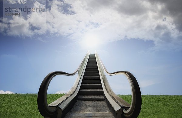 Rolltreppe  Himmel