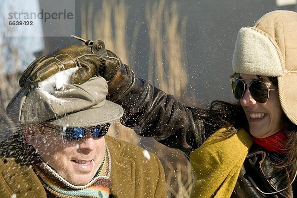 Außenaufnahme  Winter  Fröhlichkeit  freie Natur