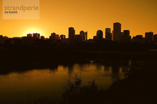 Skyline  Skylines  Nacht  Edmonton
