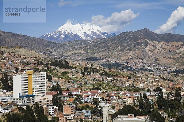 La Paz Hauptstadt Bolivien La Paz