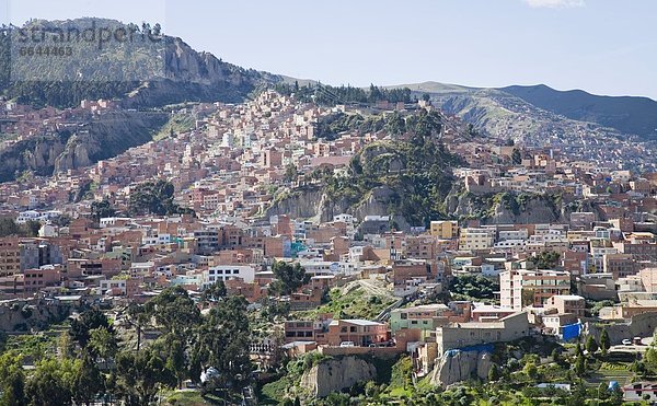 La Paz Hauptstadt Bolivien La Paz