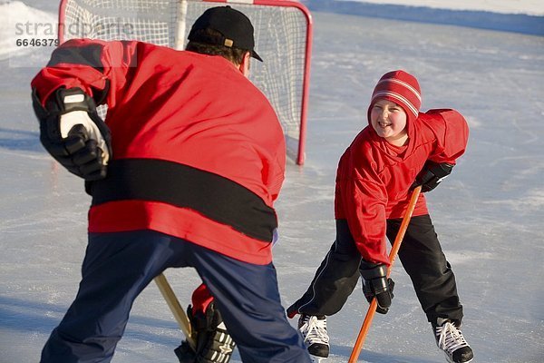 Playing Hockey