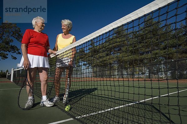 Frau  2  Gericht  Tennis