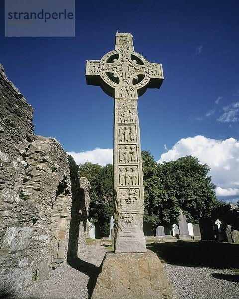 hoch oben überqueren Kreuz Irland