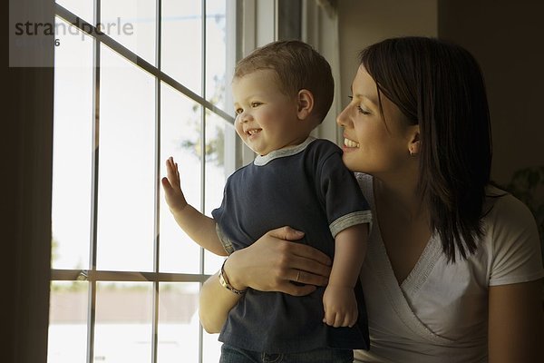 Mutter und Sohn