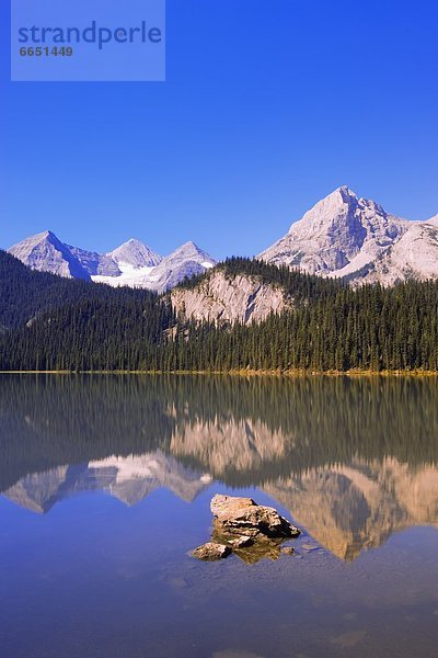 Mountain Lake Reflections  Elk Lakes Provincial Park
