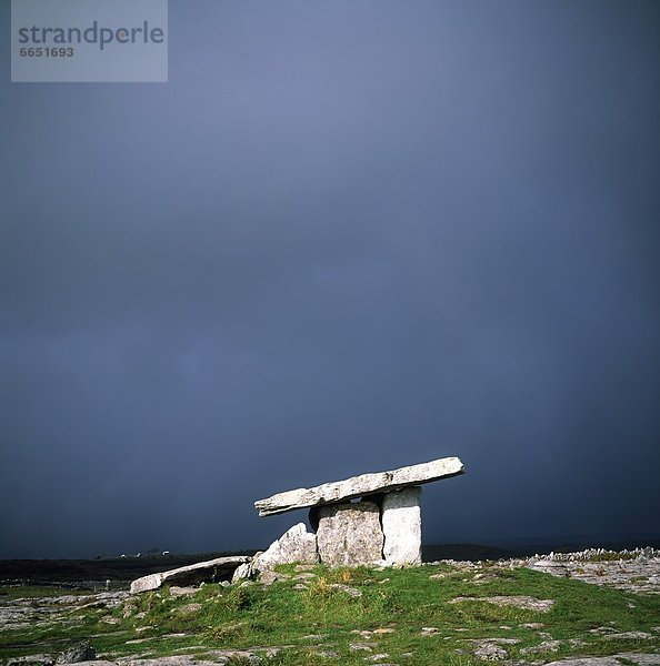 Clare County Irland Poulnabrone Dolmen Burren