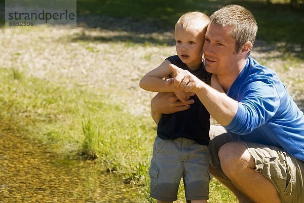 Menschlicher Vater  Sohn