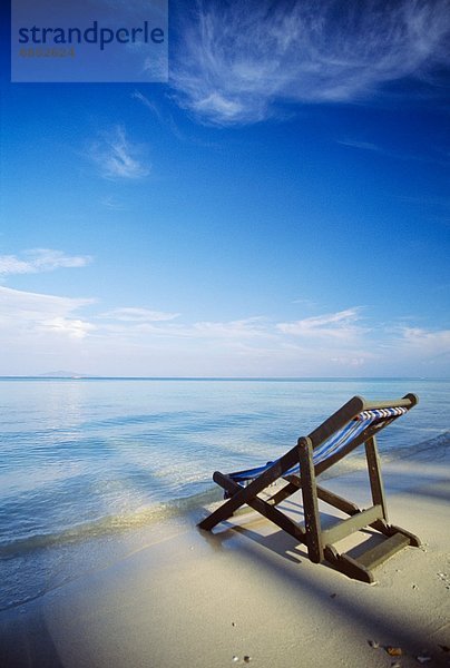 Tropisch  Tropen  subtropisch  Stuhl  Strand  Insel  Thailand