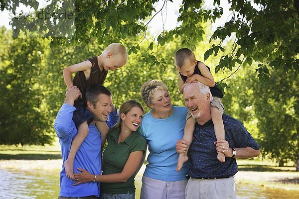 Family In The Park