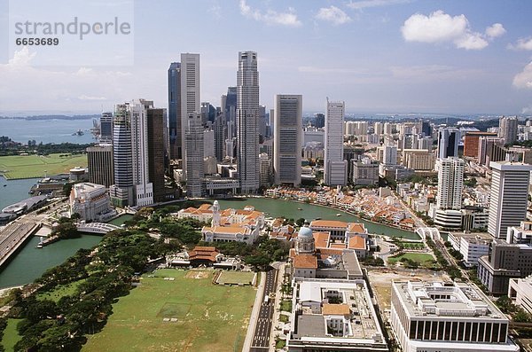 hoch  oben  Ansicht  Flachwinkelansicht  Winkel  Singapur