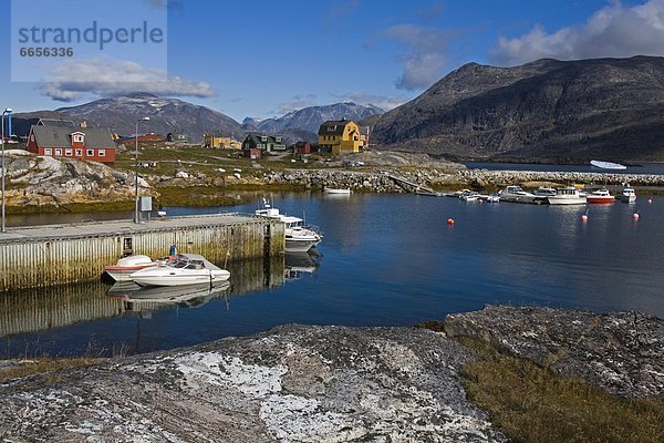 Port Of Nanortalik  Island Of Qoornoq  Province Of Kitaa  Southern Greenland  Kingdom Of Denmark