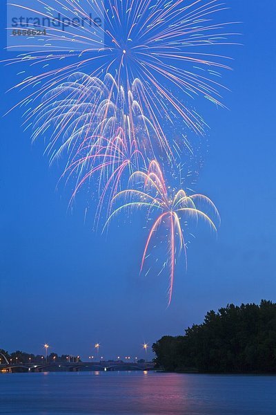 Geschichte  Gabel  Kanada  Ortsteil  Feuerwerk  Manitoba  Winnipeg