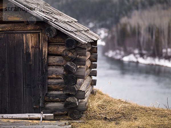 Wohnhaus Fluss vorwärts britisch Kanada