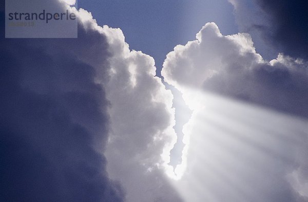 Wolke  Beleuchtung  Licht  ankommen  Loch