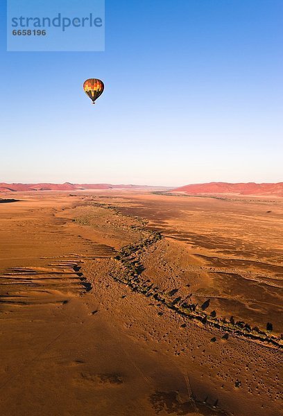 Heißluftballon  Namibia  Afrika