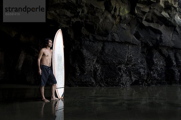 innerhalb Höhle Muriwai Beach neu