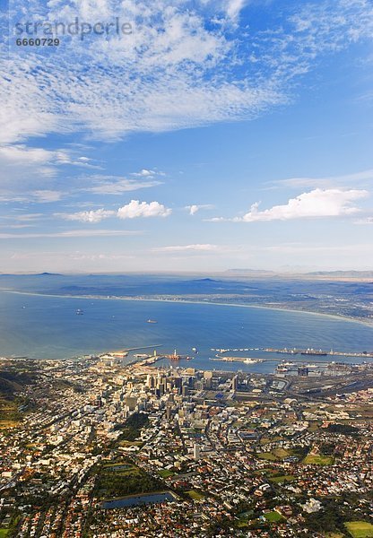 Südliches Afrika  Südafrika  Berg  Stadt  Ansicht  Tisch