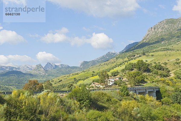 nahe  Dorf  Andalusien  Grazalema  Spanien