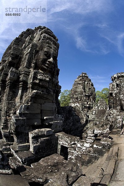 Angkor  Bayon Tempel  Kambodscha