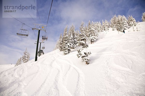 Vereinigte Staaten von Amerika  USA  Berg  Urlaub  Ski  Skilift  Mount Rainier Nationalpark  Kristall