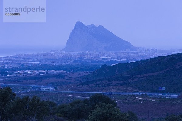 La Linea de la Concepcion Felsen von Gibraltar Spanien