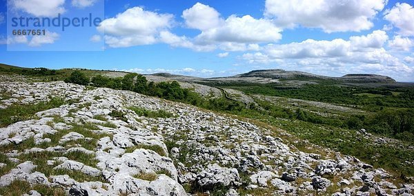 Die Burren Karstlandschaft  County Clare  Irland